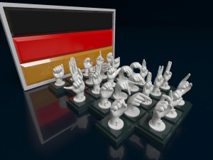 GSL alphabet 3D print model 3D Print Model