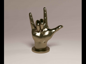Hand Love 3D Print Model