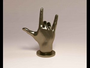 Hand Love Modello di stampa 3D