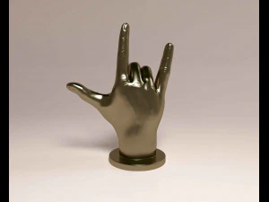 Hand Love 3D Print Model