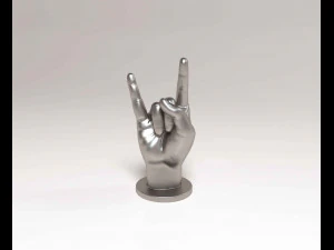 Rock'n'Roll a mano Modello di stampa 3D