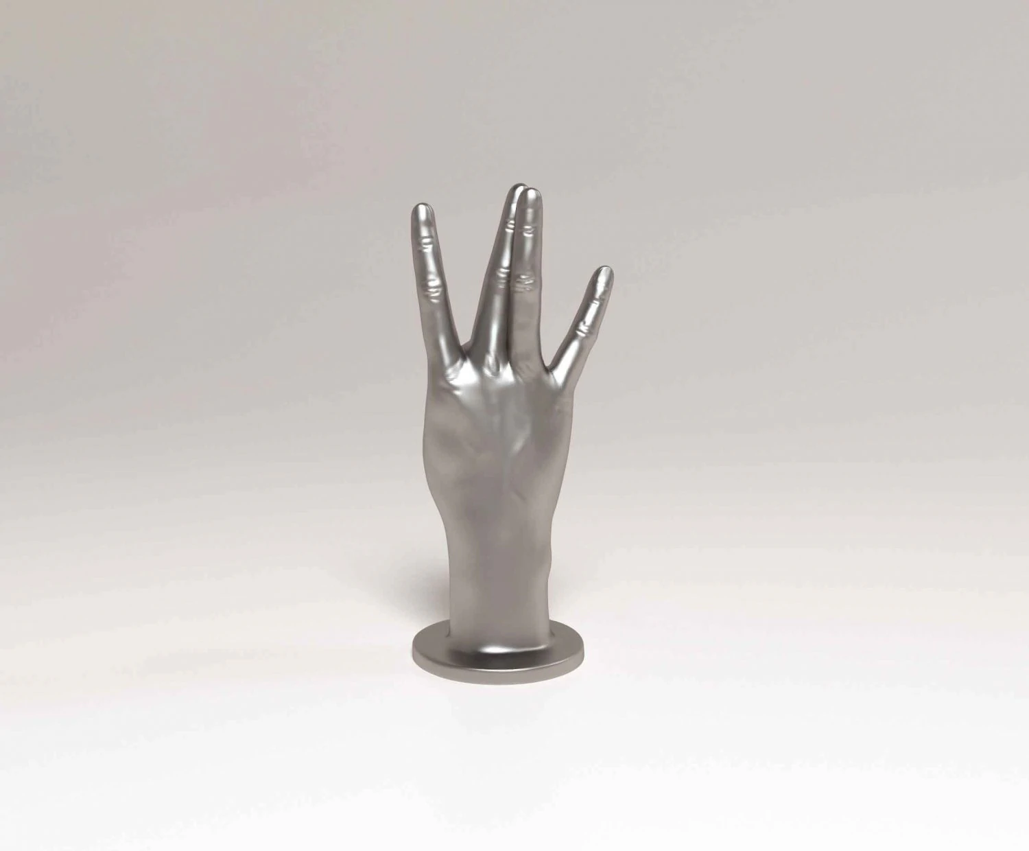 Hand W 3D Print Model .c4d .max .obj .3ds .fbx .stl .blend 