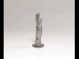 Hand W 3D Print Model