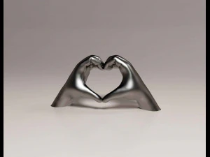 Heart from heads 3D Print Model