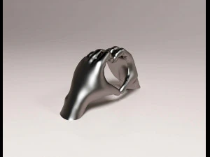 Heart from heads 3D Print Model