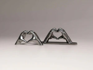 Heart from heads 3D Print Model
