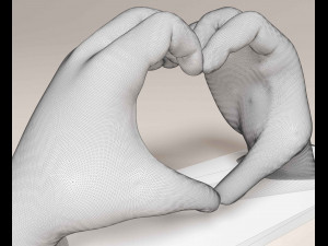 Heart from heads Modelo de Impressão 3D