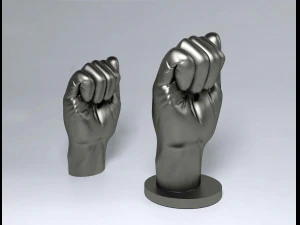 Hand A 3D Print Model