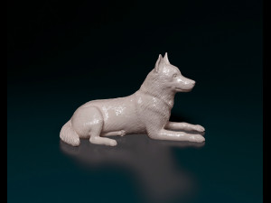 Husky dog 3D Принт Модель