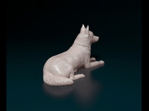 Husky dog 3D Принт Модель