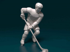 Ice Hockey player Model do druku 3D