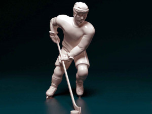 Ice Hockey player Model do druku 3D