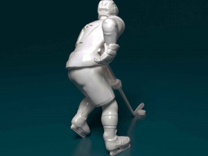 Ice Hockey player Model do druku 3D