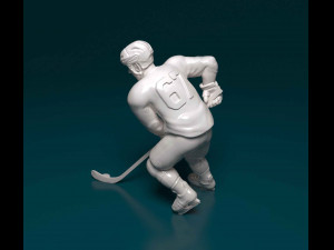 Ice Hockey player Model do druku 3D