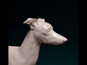 Italian Greyhound dog 3D Print Model