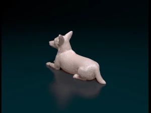 Jack Russell cross 3D Print Model