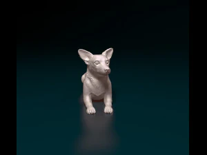 Jack Russell cross 3D Print Model
