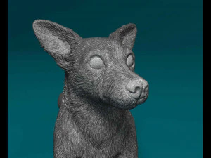 Jack Russell cross 3D Print Model