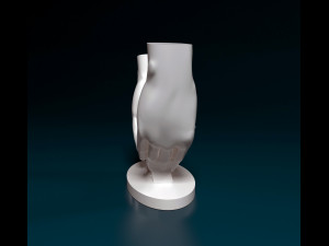 Babys legs in parental hands 3D 프린트 모델