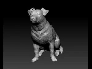 Jack Russell short-legged 3D Print Model