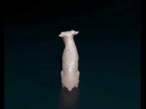 Jack Russell sitting Modello di stampa 3D