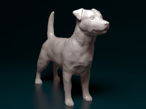 Jack Russell terrier Modello di stampa 3D