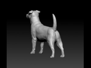 Jack Russell terrier Modello di stampa 3D