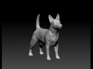 Jack Russell terrier Modello di stampa 3D