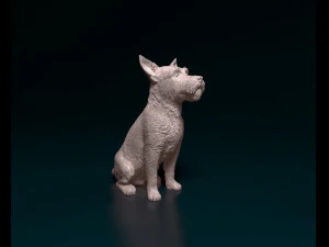 Джек Рассел жорстковолосий 3D Принт Модель