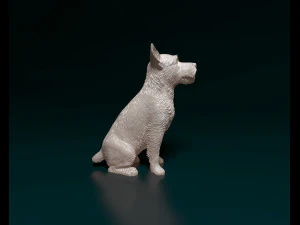 Jack Russell wire-haired 3D Print Model