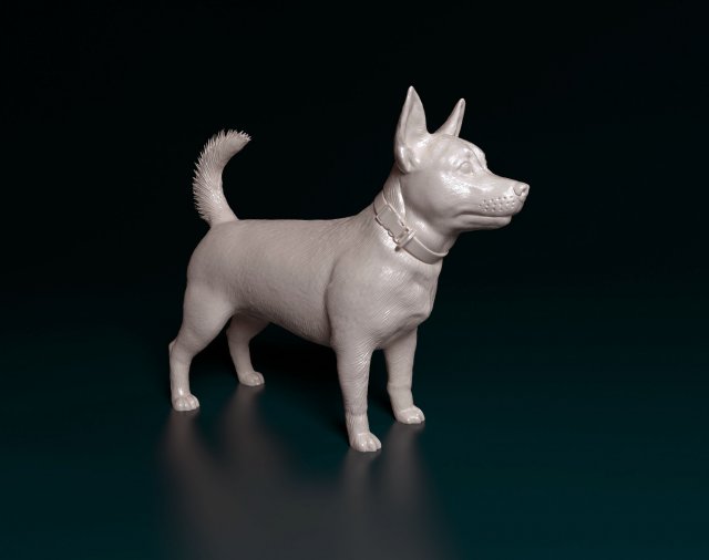 Lancashire Heeler Model Cetak 3D .c4d .max .obj .3ds .fbx .stl .blend 