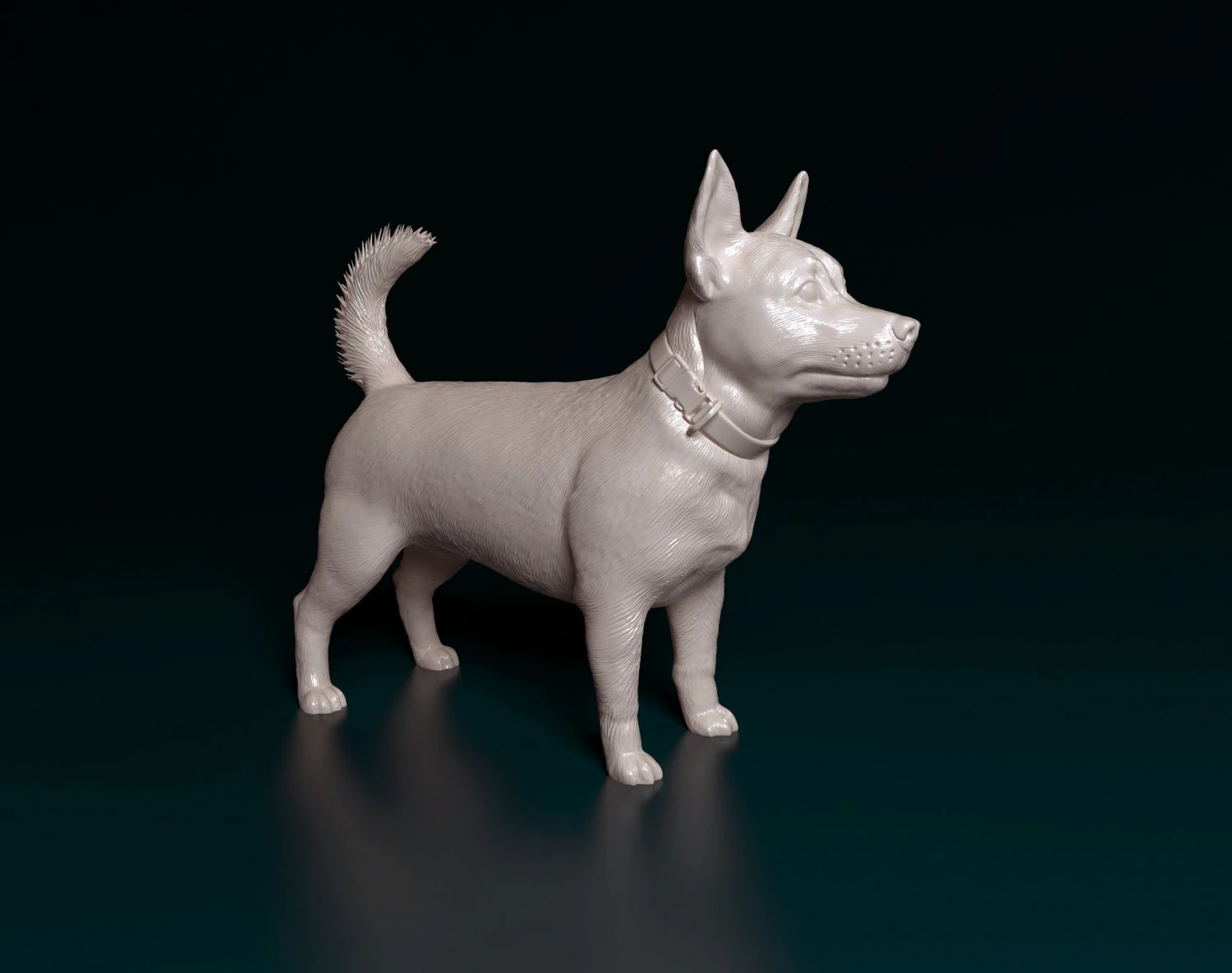 Lancashire Heeler 3D Print Model .c4d .max .obj .3ds .fbx .stl .blend 