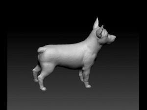 Lancashire Heeler Model Cetak 3D
