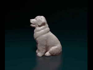 Leonberger puppy Modello di stampa 3D