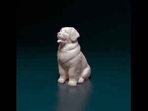 Leonberger puppy Modello di stampa 3D