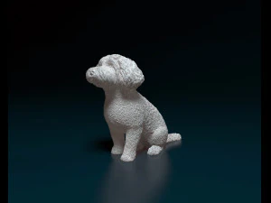 Mini Poodle cross 3D Print Model