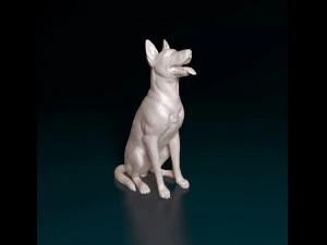 マリノア犬 3Dプリントモデル