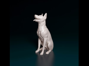 Malinois dog Modello di stampa 3D