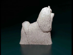 Maltese long-haired 3D Print Model