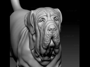 Mastino Napolitano 3D Принт Модель
