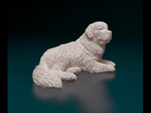 Newfoundland dog 3D-printmodel