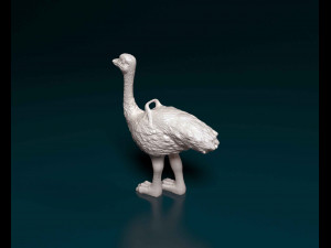 Ostrich 3D प्रिंट मॉडल