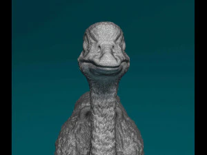 Ostrich 3D Print Model
