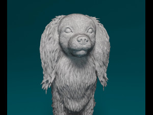 Phalene dog sitting Modello di stampa 3D