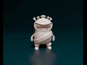 Monster 03 Modèles 3D en vedette