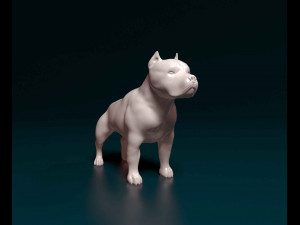 Pitbull 3D Print Model