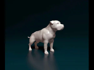 Pitbull 3D Print Model