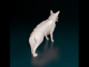 Police dog Modelo de Impressão 3D