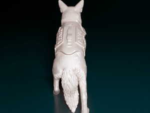 Police dog Modelo de Impressão 3D