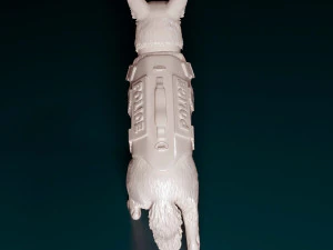 Police dog 3D Print Model